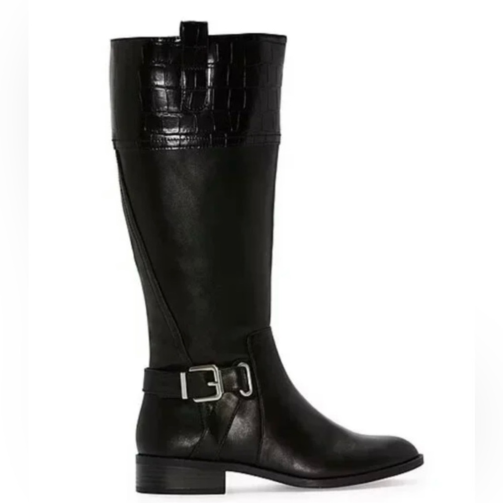 Black  Knee-High Boots